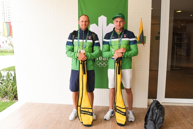 Ričardas Nekriošius ir Andrejus Olijnikas