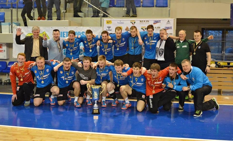 "Dragūno" rankininkai po ketverių metų pertraukos iškovojo LRF taurę