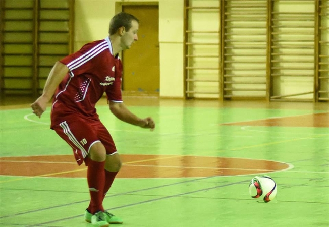 „Klaipėdos universiteto“ ekipa pateko į antrąjį Lietuvos salės futbolo taurės etapą