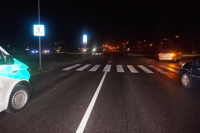 Vaiką sužeidė neapšviestoje pėsčiųjų perėjoje