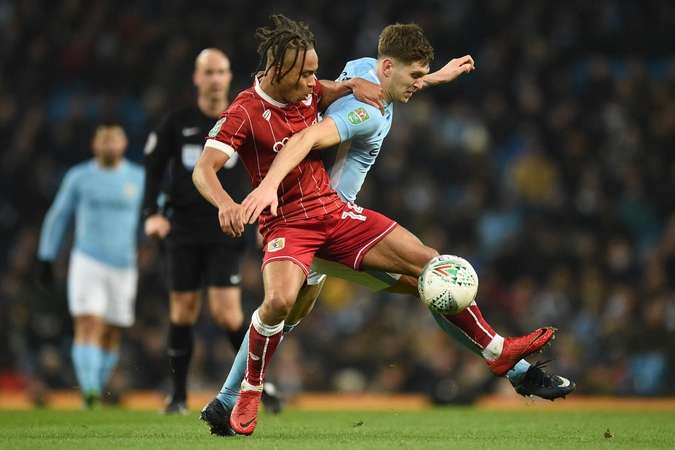 Anglijos lygos taurė: „Bristol City“ vos nepristabdė ir kito Mančesterio milžino