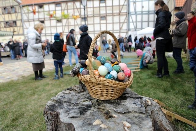 Per Atvelykį netrūksta pramogų su margučiais, skirtų pirmiausia vaikams.
