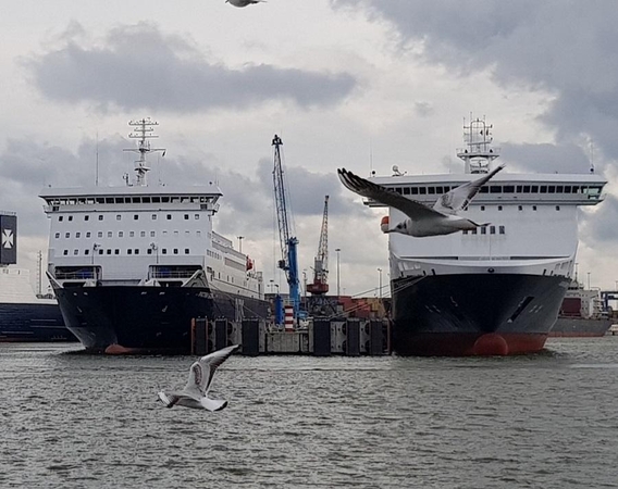 Pertvarkymas: prie šio pirso, kuris bus prailgintas, ateityje galės stovėti ilgesni DFDS laivai.