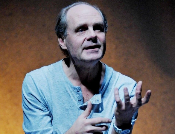Scena iš I.Reklaičio monospektaklio „Produktas“ (2011).