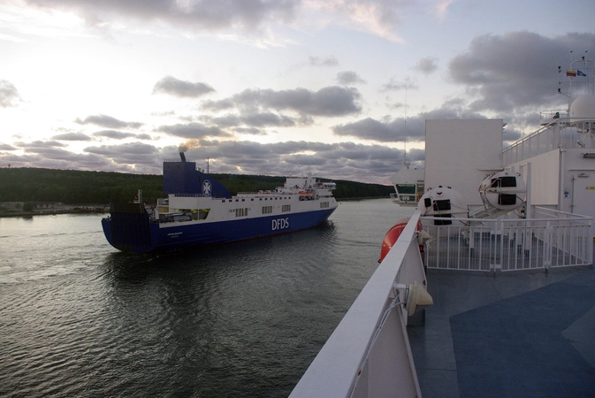 Tolerancija: nors su Lietuvos vėliava plaukiojantys DFDS keltai priklauso danų kompanijai, dauguma įgulos narių juose Lietuvos piliečiai.