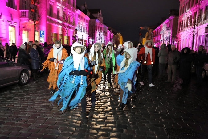 Klaipėdą nušvietė šviesų festivalis