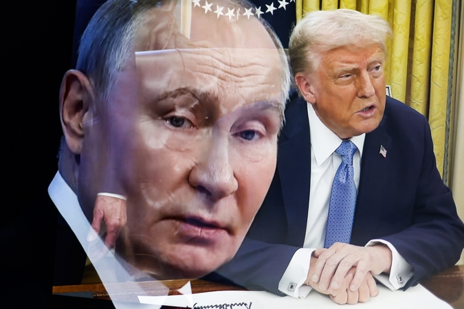 Trumpas atsakė, ar Rusija galėtų užpulti NATO šalį 