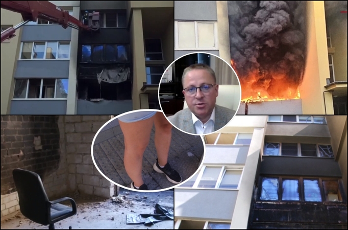 Palangoje sudegusio buto šeimininkė: mane tiesiog išmetė iš kambario laukan