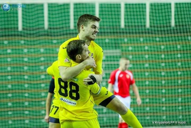 „Vytis-Zenitas“ Lietuvos salės futbolo A lygoje kyla į ketvirtą vietą