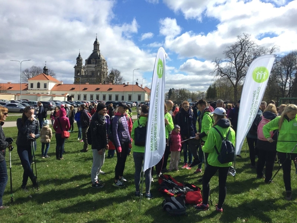 Kauno marių takais žygiavo beveik 300 kauniečių