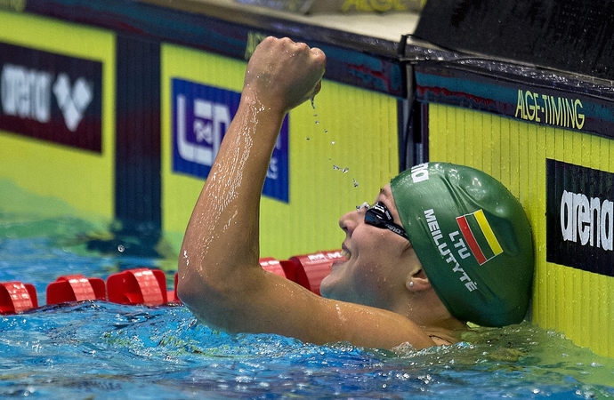 R. Meilutytė laimėjo antrą olimpinių žaidynių Kinijoje aukso medalį
