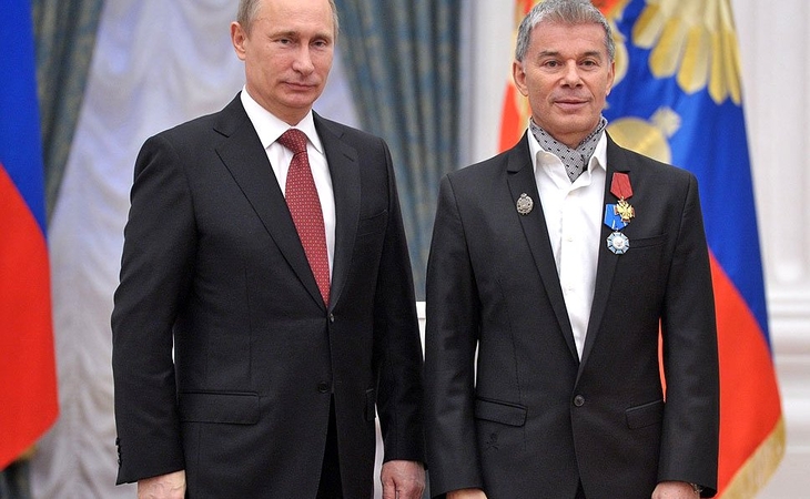 V. Putinas ir O. Gazmanovas 2012 m.