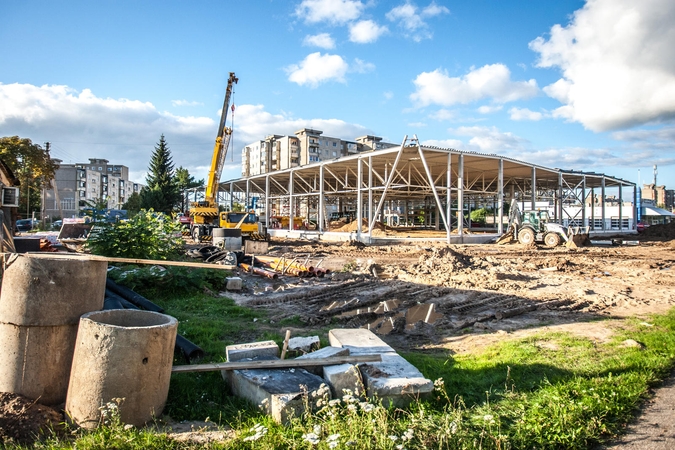 Naktinis košmaras: gyventojus supykdė prekybos centro statybos