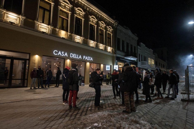 Teismas: piketas prie restorano „Casa Della Pasta” buvo neteisėtas