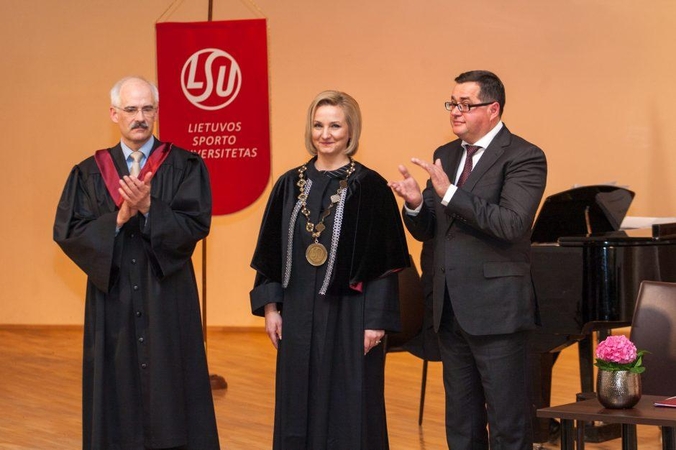 Prisiekė LSU rektorė: gimiau ir augau universitete