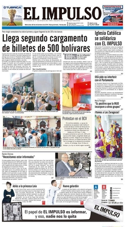Dėl popieriaus trūkumo stabdoma seniausio Venesuelos dienraščio leidyba