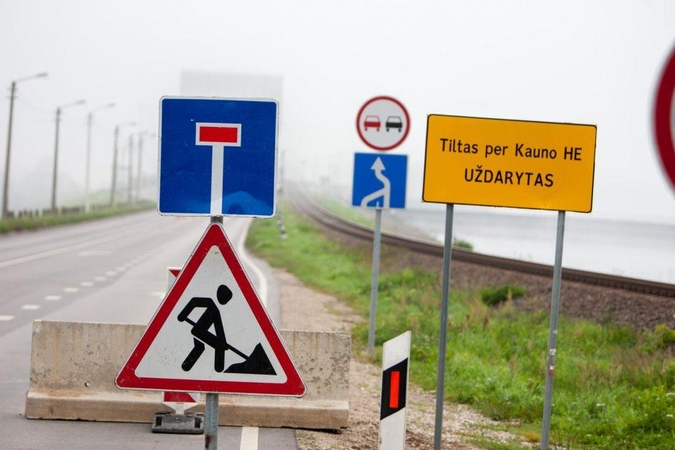 Eismą Kauno hidroelektrinės tiltu atgaivins nuo gegužės