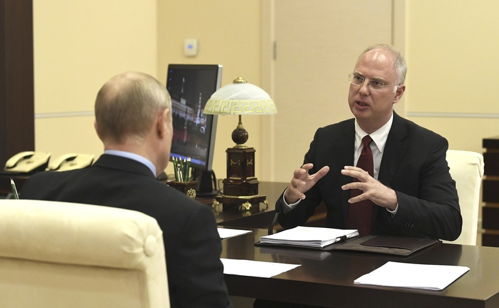 Vladimiras Putinas ir Kirilas Dmitrijevas