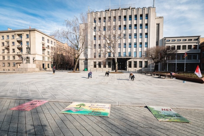 Prie Kauno savivaldybės – šančiškių „Didžiojo penktadienio rauda“