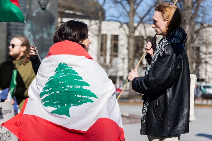 Palestinos palaikymo akcija