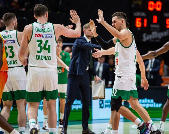 Iš Ispanijos – su pergale: kovingas „Žalgiris“ palaužė „Valencia“