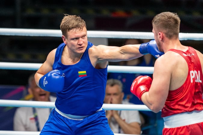 Geriausiu 2023 m. Lietuvos boksininku pripažintas J. Jazevičius