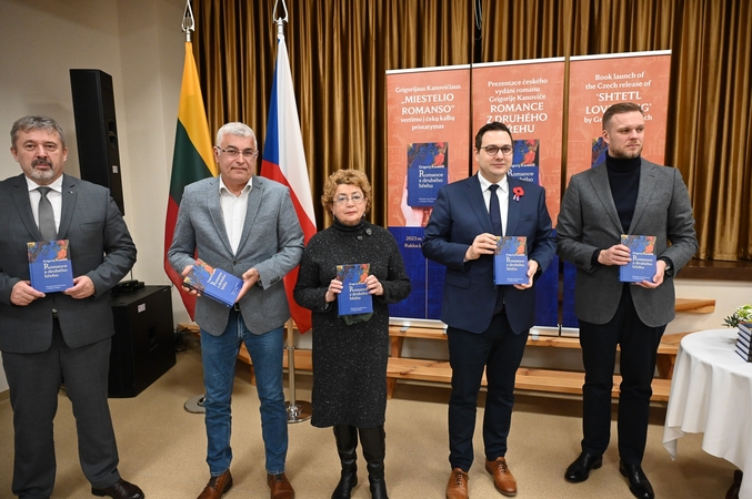 Rukloje pristatyta į čekų kalbą išversta G. Kanovičiaus knyga „Miestelio romansas“