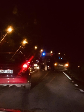 Vandžiogalos plente partrenkta jauna mergina, sužalojimai – sunkūs