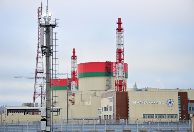 Astravo AE įjungta į Baltarusijos energetikos sistemą