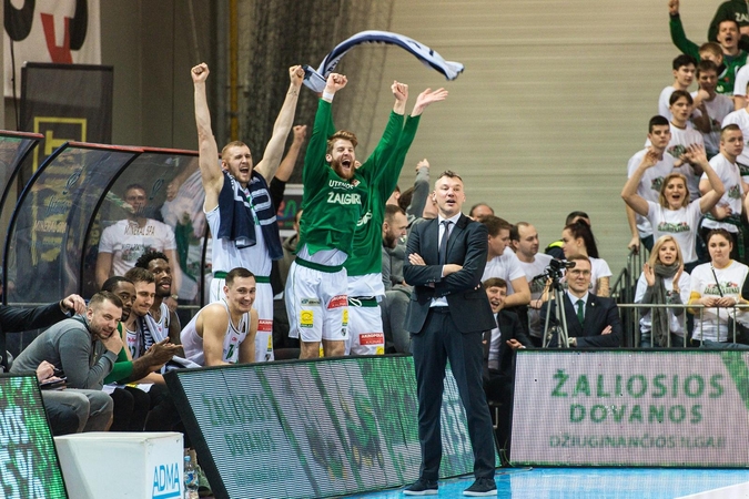 Įspūdingo palaikymo Prienuose sulaukęs „Žalgiris“ pratęsė pergalių seriją