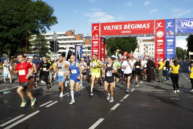 „Vilties bėgimas“ sutraukė šimtus entuziastų
