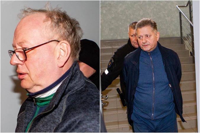 Egidijus Laužikas (kairėje) ir Valdimaras Bavėjanas