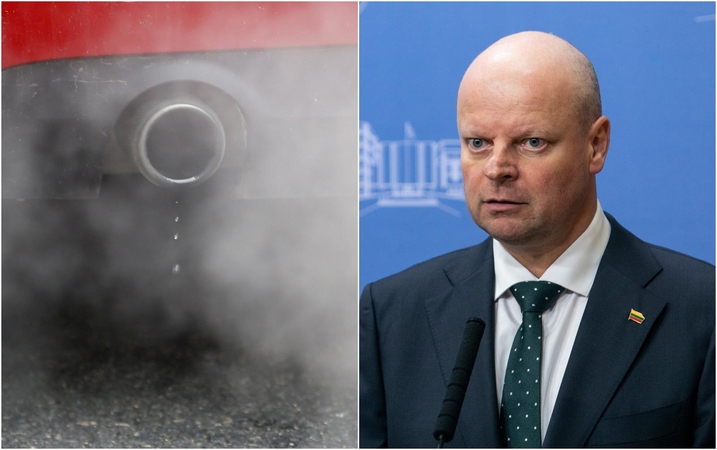 Premjeras: tie, kurie jau turi taršius automobilius, mokesčio nemokės