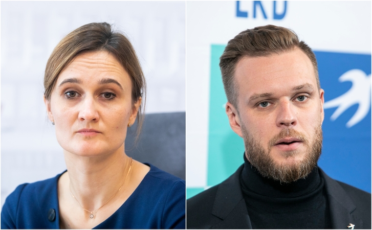 Viktorija Čmilytė-Nielsen ir Gabrielius Landsbergis