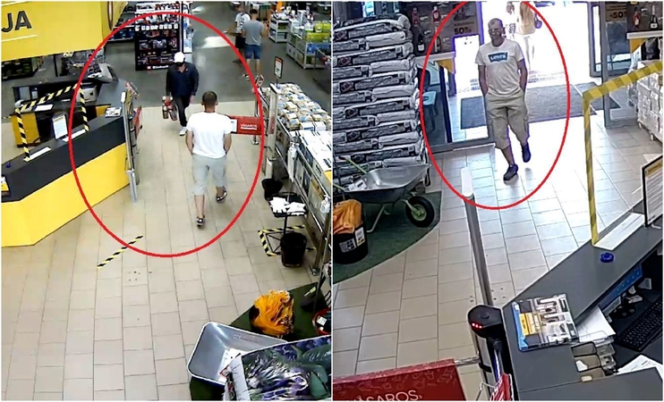 Kauno pareigūnai aiškinasi, kas iš parduotuvės pavogė darbo įrankius
