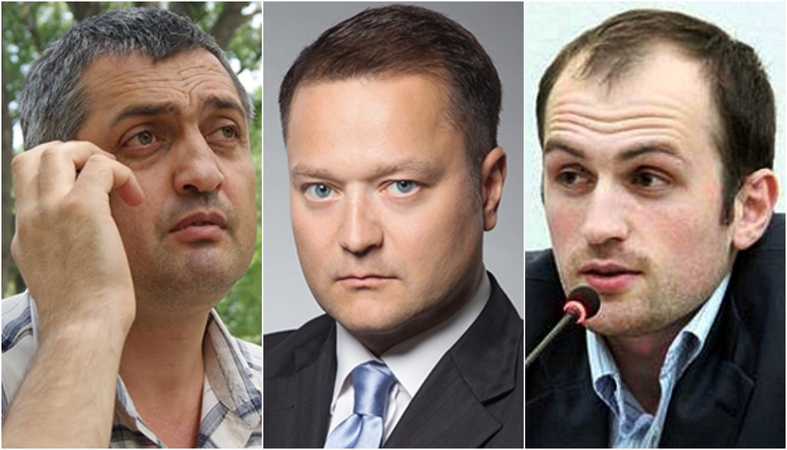 Iš kairės: R. Magomedragimovas, N. Isajevas ir T. Kuaševas