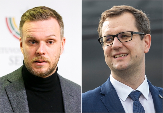 Gabrielius Landsbergis ir Mantas Bartuška
