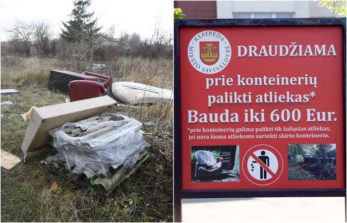 Apsileidimas: kai kurie žmonės vis dar neatsikrato įpročio šiukšles išmesti bet kur.