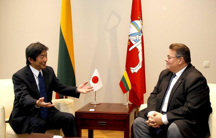 Shiro Yamasaki ir Linas Linkevičius
