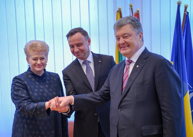 Lietuvos, Lenkijos ir Ukrainos prezidentai