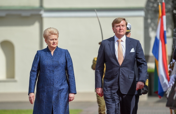 Dalia Grybauskaitė ir Willemas-Alexander'as
