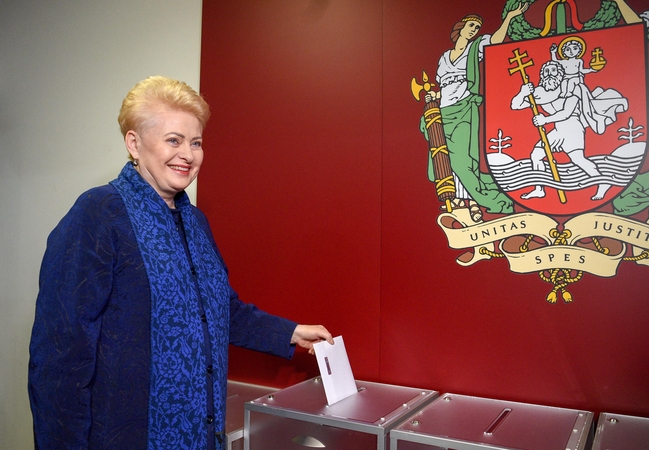 Prezidentė balsavo savivaldos rinkimuose: buvo lengva išsirinkti
