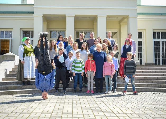 Prezidentūroje vyko velykinės edukacinės dirbtuvės