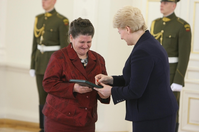 Prezidentė tradiciškai apdovanos daugiavaikes mamas