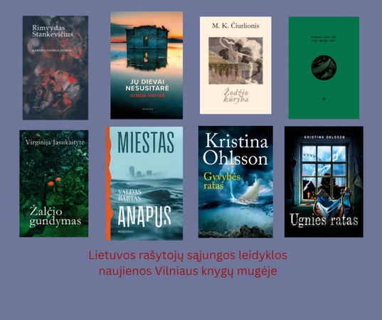 Lietuvos rašytojų sąjungos leidyklos autorių pajėgos – jubiliejinėje Vilniaus knygų mugėje
