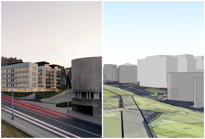 Pastato Naujamiestyje architektams teks koreguoti projektą