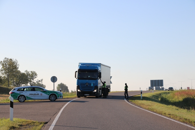 Kryžkalnyje patikrintas daugiau kaip 1,5 tūkst. vairuotojų blaivumas