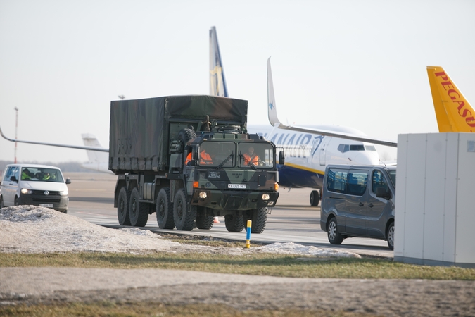 Į Lietuvą atvyko Vokietijos kariai, sustiprinsiantys NATO batalioną