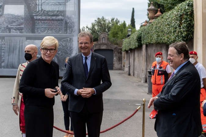 Premjerė susitiko su Maltos ordino Didžiuoju kancleriu