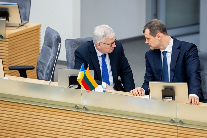 Rimantas Šadžius ir Gintautas Paluckas